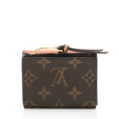 Louis Vuitton Monogram Canvas Calfskin Tuileries Compact Wallet
