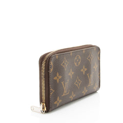 Louis Vuitton Monogram Canvas Compact Zippy Wallet