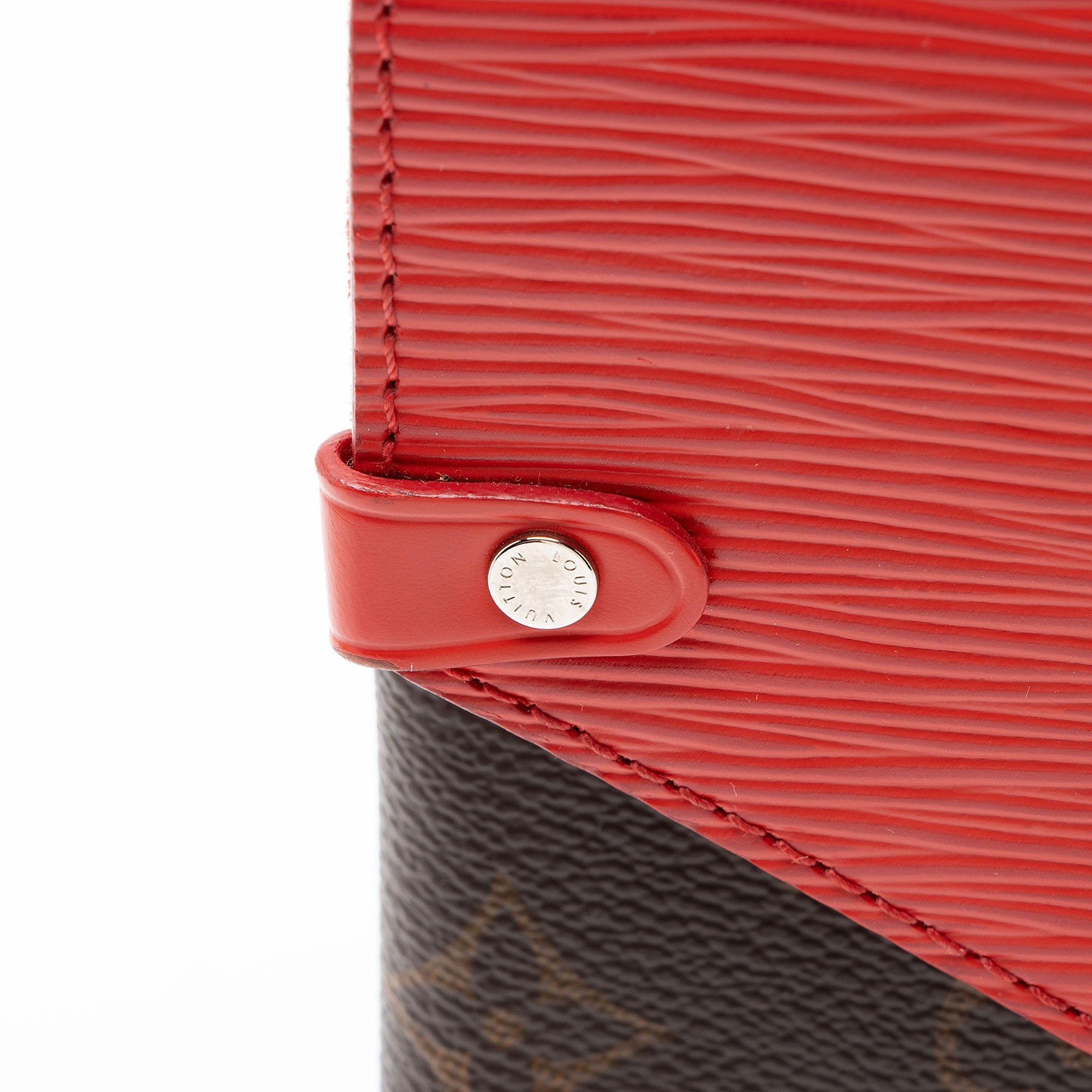 Louis Vuitton Monogram Canvas Epi Leather Saint Michel Shoulder Bag