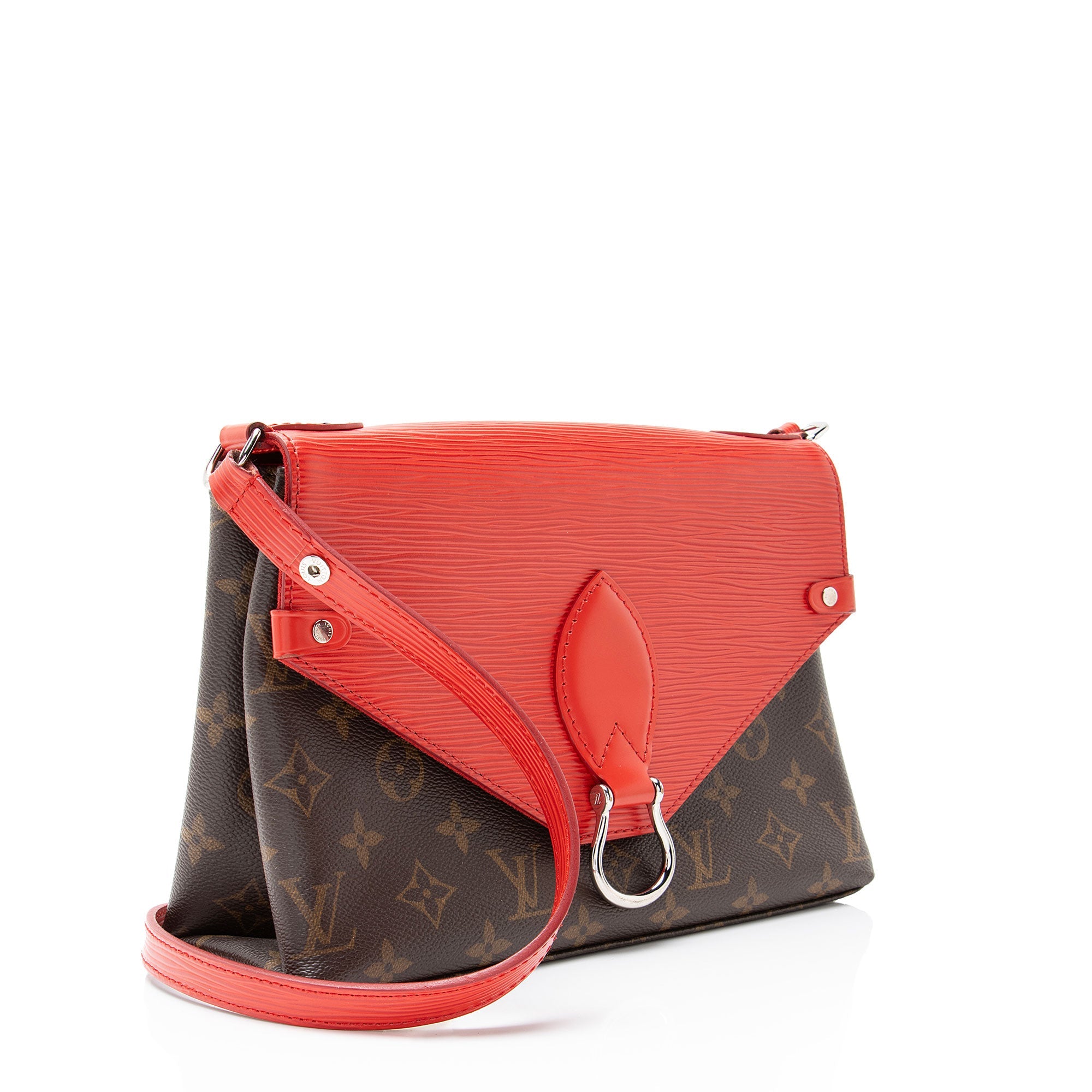 Louis Vuitton Monogram Canvas Epi Leather Saint Michel Shoulder Bag