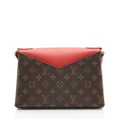 Louis Vuitton Monogram Canvas Epi Leather Saint Michel Shoulder Bag