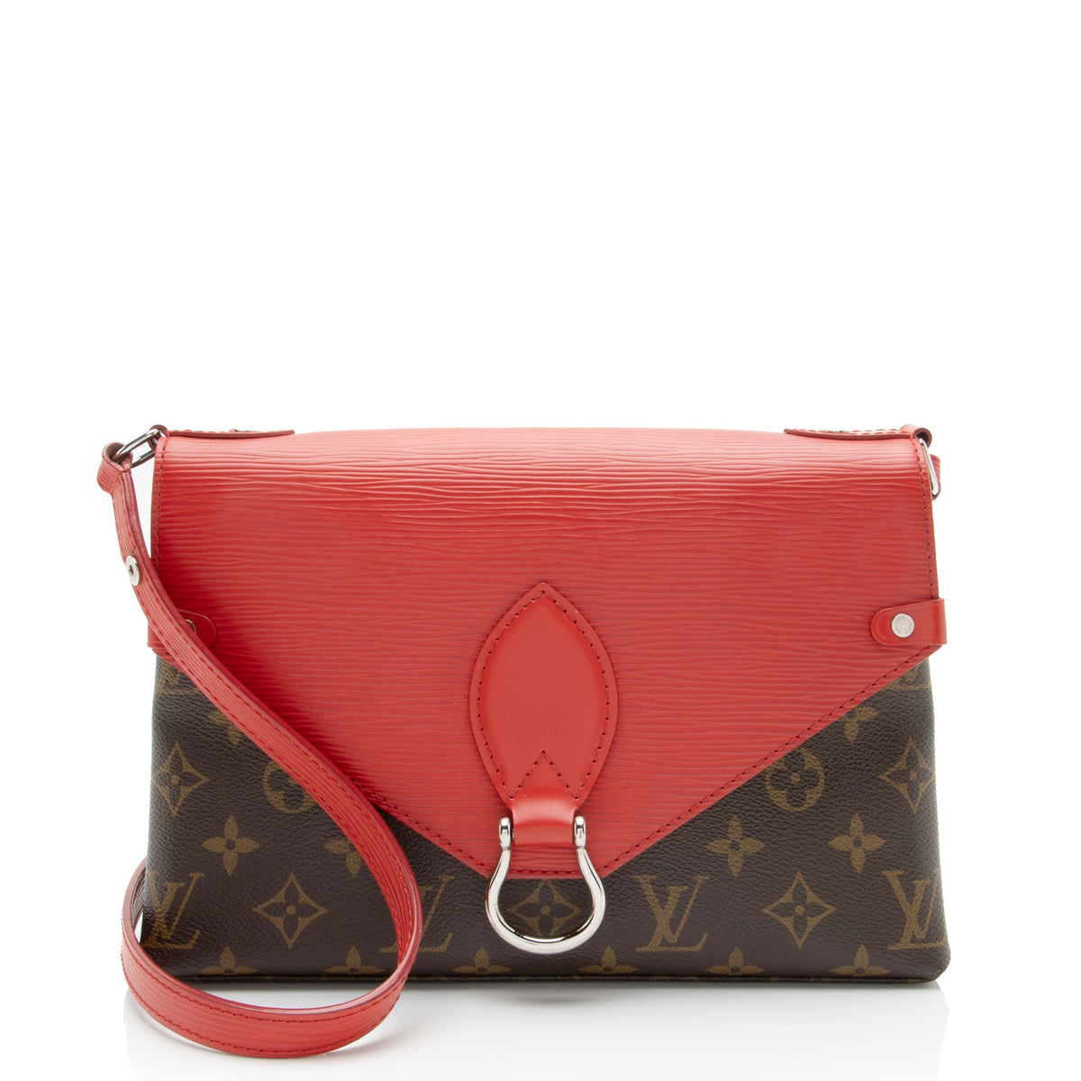 Louis Vuitton Monogram Canvas Epi Leather Saint Michel Shoulder Bag