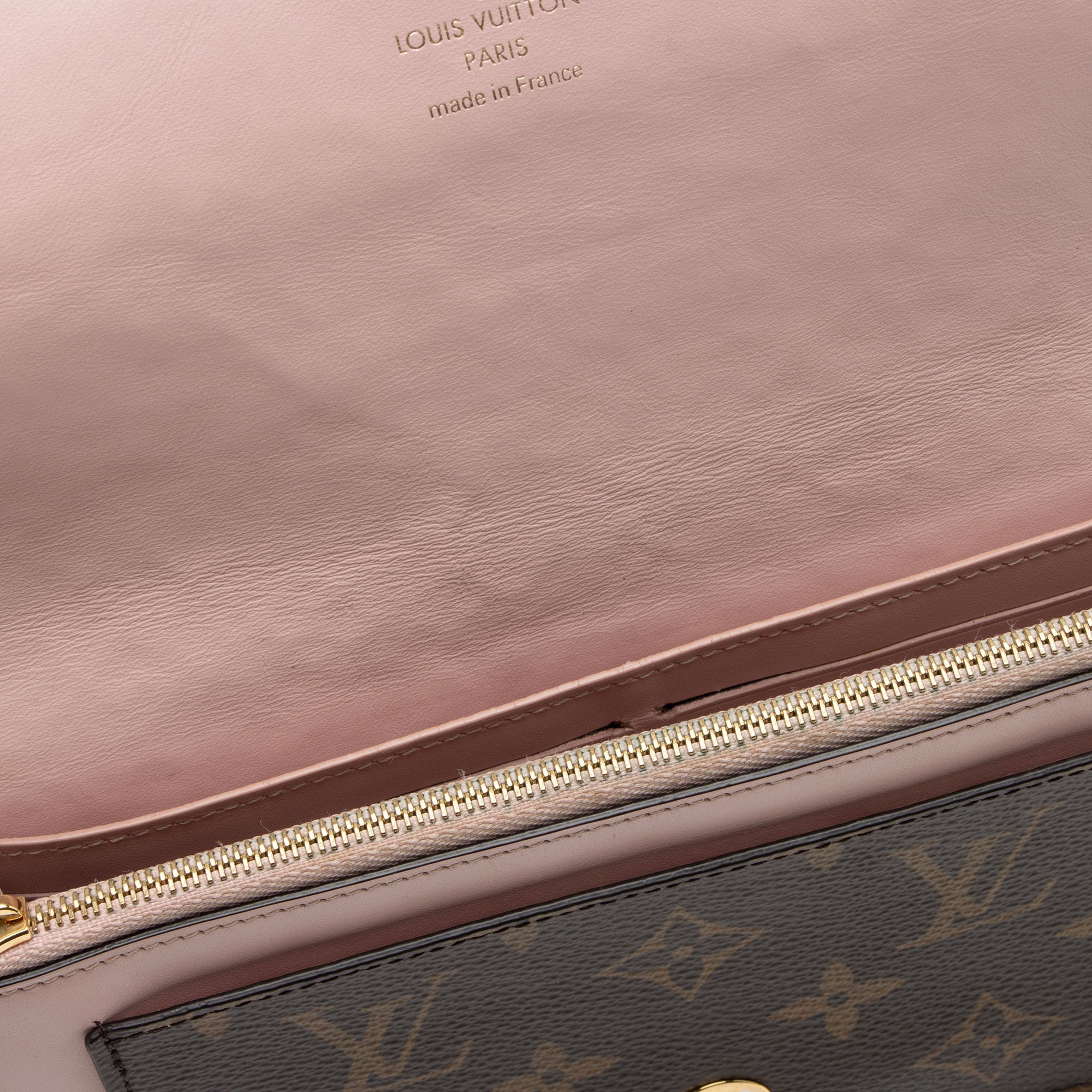 Louis Vuitton Monogram Canvas Flore Chain Wallet