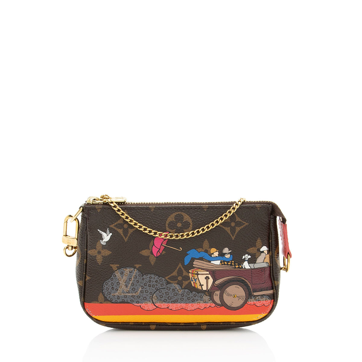 Louis Vuitton Limited Edition Monogram Canvas Animation Evasion Mini Pochette Accessoires