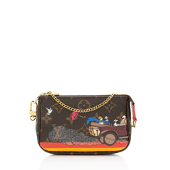 Louis Vuitton Limited Edition Monogram Canvas Animation Evasion Mini Pochette Accessoires