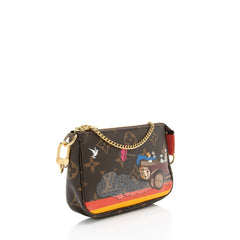 Louis Vuitton Limited Edition Monogram Canvas Animation Evasion Mini Pochette Accessoires