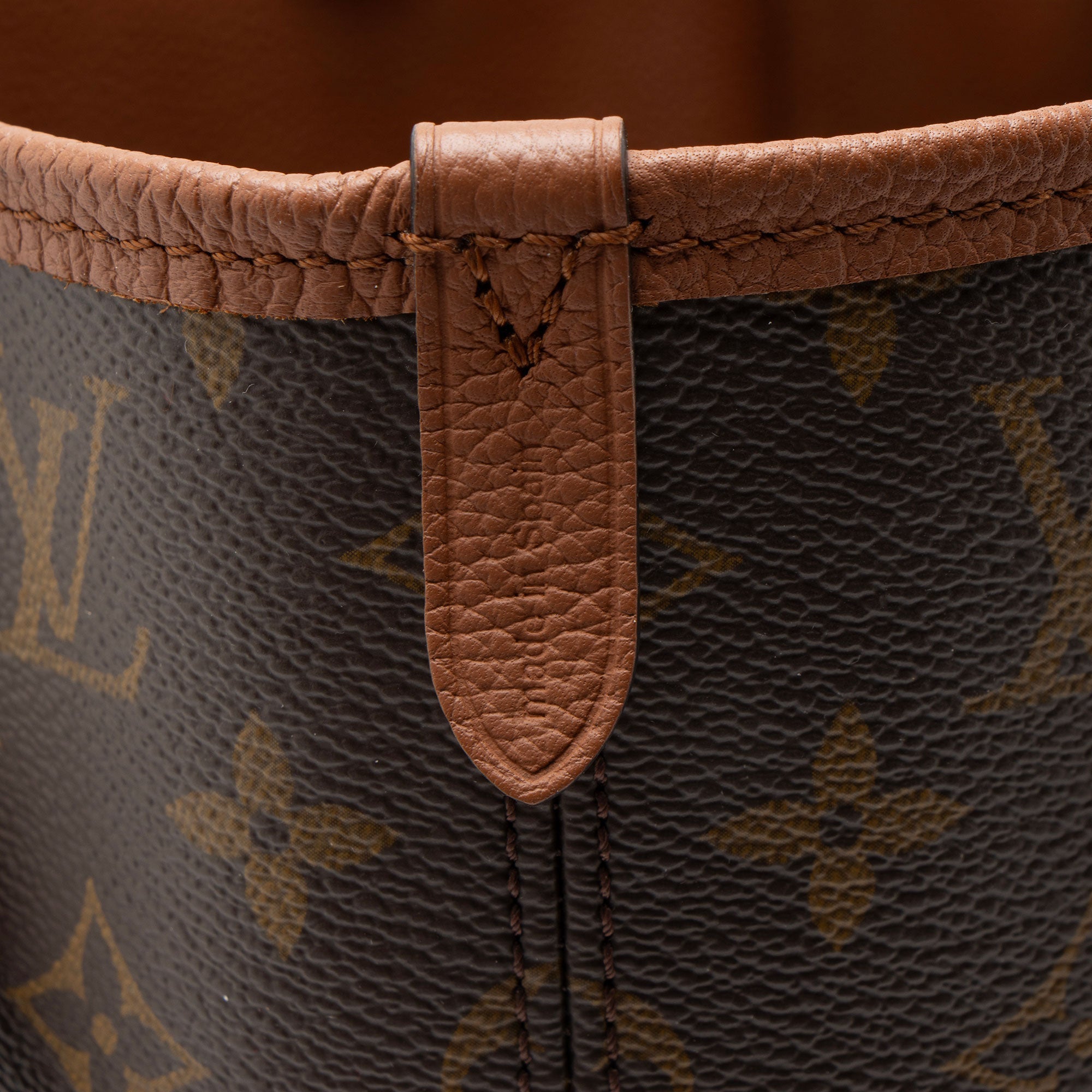 Louis Vuitton Monogram Canvas Leather Inside Out Neverfull MM Tote