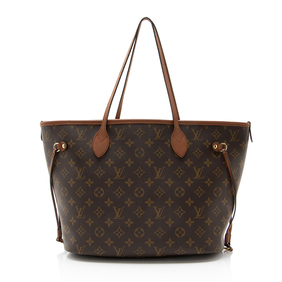 Louis Vuitton Monogram Canvas Leather Inside Out Neverfull MM Tote