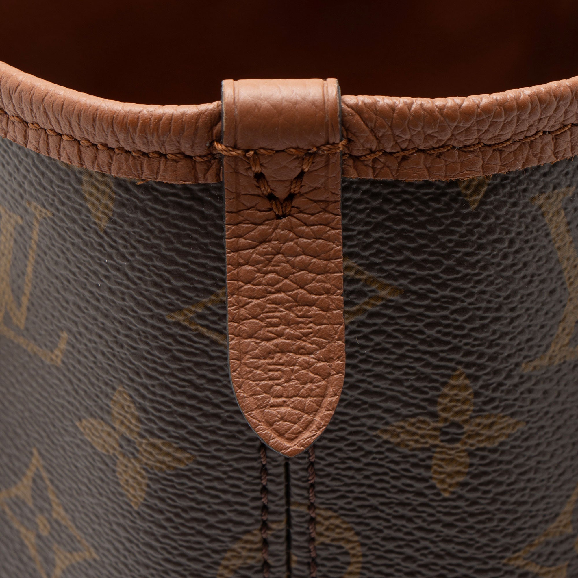 Louis Vuitton Monogram Canvas Leather Inside Out Neverfull MM Tote