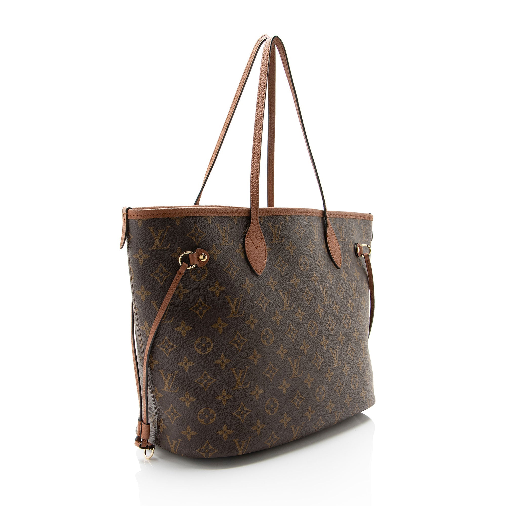 Louis Vuitton Monogram Canvas Leather Inside Out Neverfull MM Tote