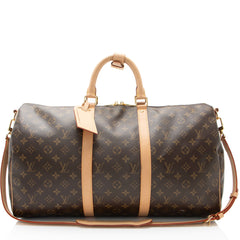 Louis Vuitton Monogram Canvas Keepall Bandouliere 50 Duffle