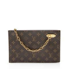 Louis Vuitton Monogram Canvas Legacy Chain Clutch