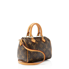 Louis Vuitton Monogram Canvas Nano Speedy Satchel