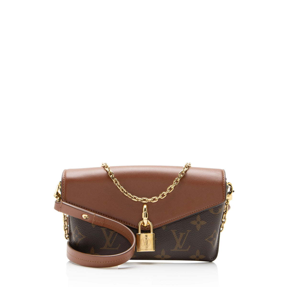 Louis Vuitton Monogram Canvas Padlock on Strap