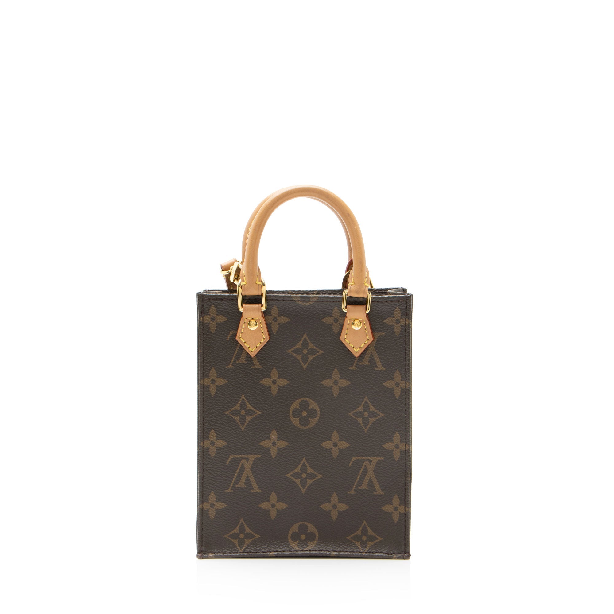 Louis Vuitton Monogram Canvas Petit Sac Plat Shoulder Bag