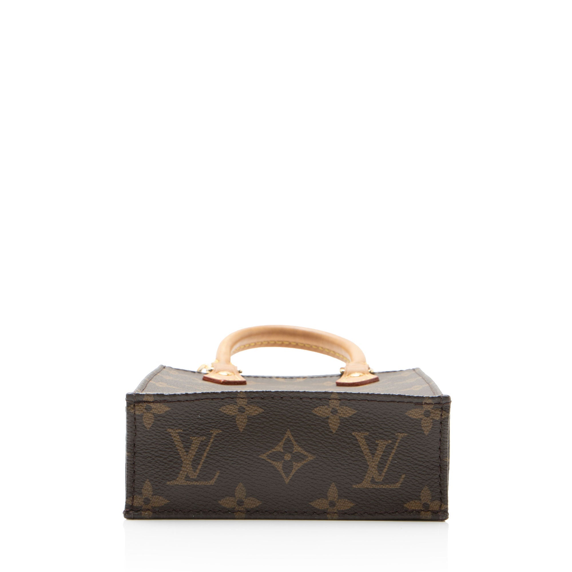 Louis Vuitton Monogram Canvas Petit Sac Plat Shoulder Bag