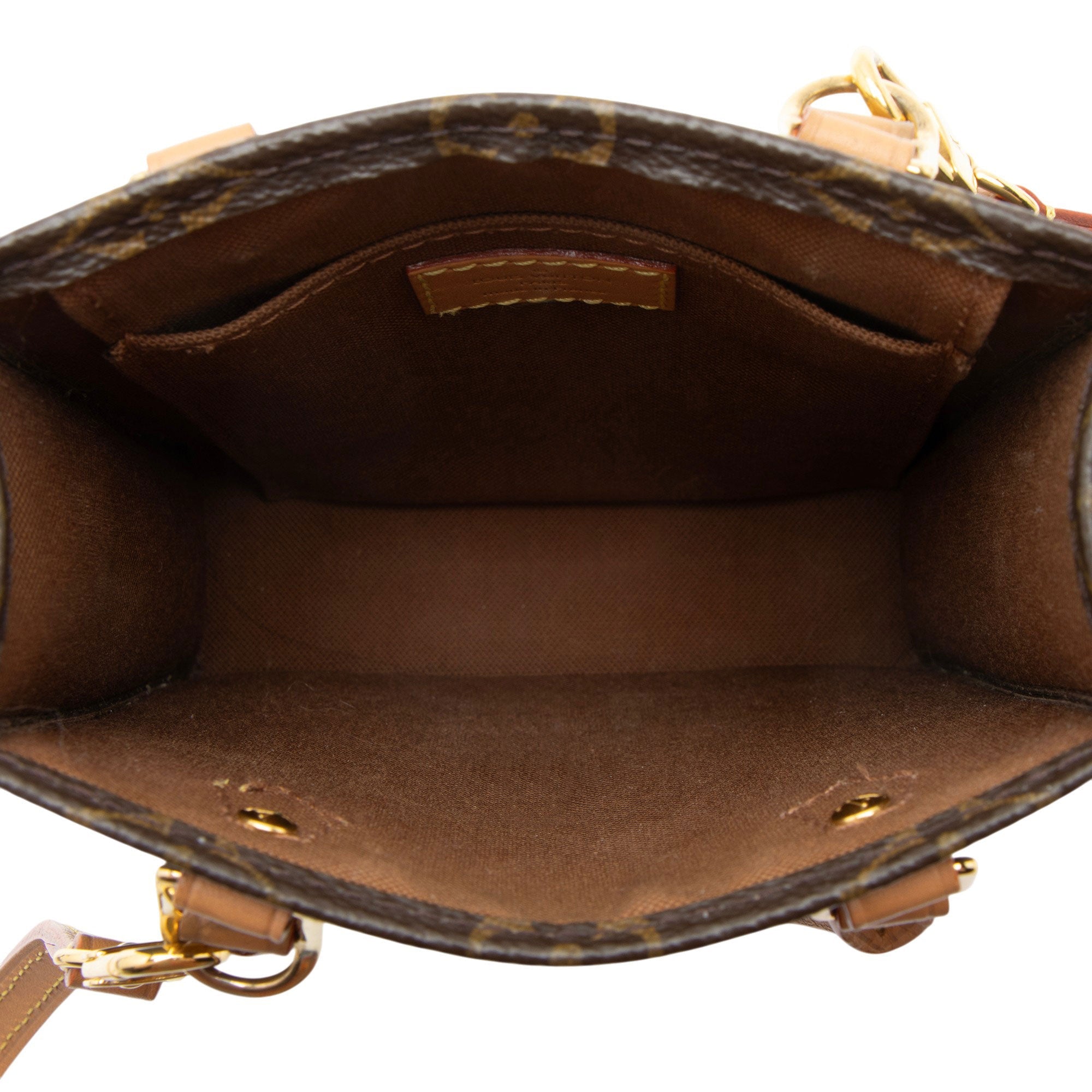 Louis Vuitton Monogram Canvas Petit Sac Plat Shoulder Bag