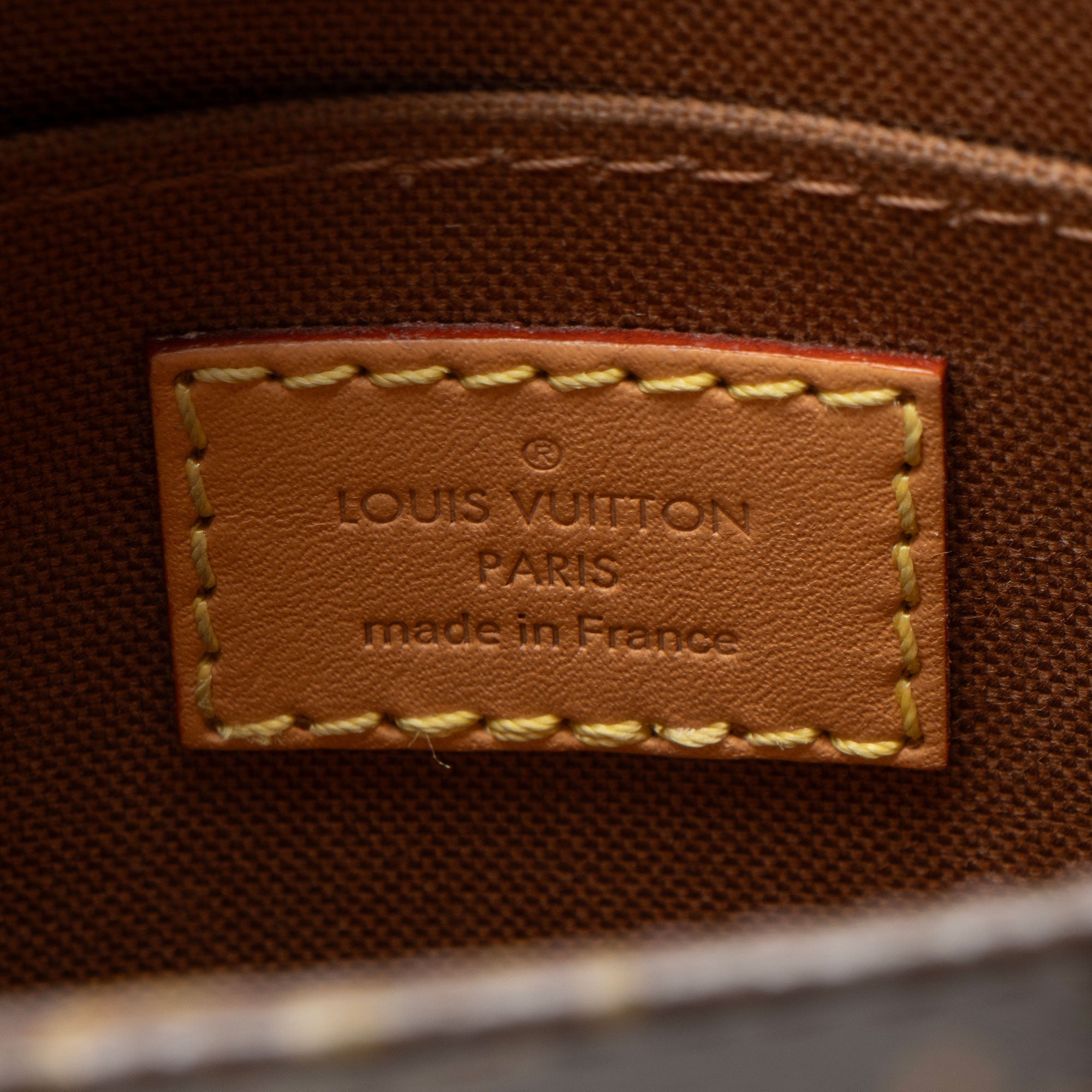 Louis Vuitton Monogram Canvas Petit Sac Plat Shoulder Bag