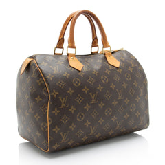 Louis Vuitton Monogram Canvas Speedy 30 Satchel