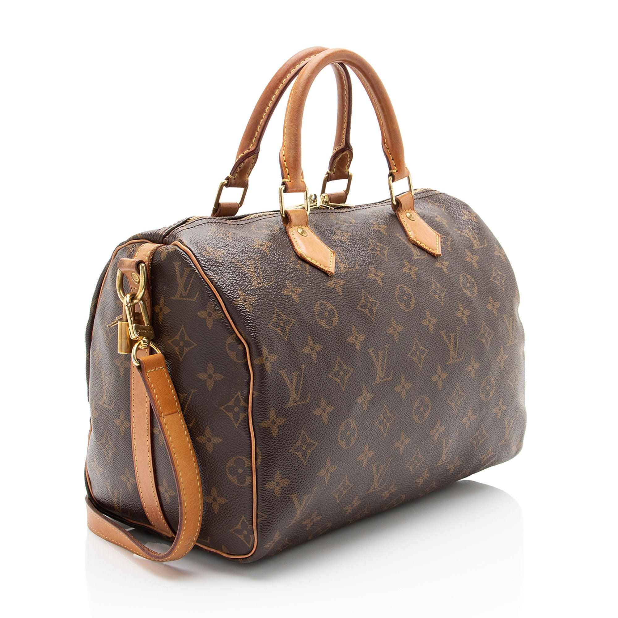 Louis Vuitton Monogram Canvas Speedy Bandouliere 30 Satchel