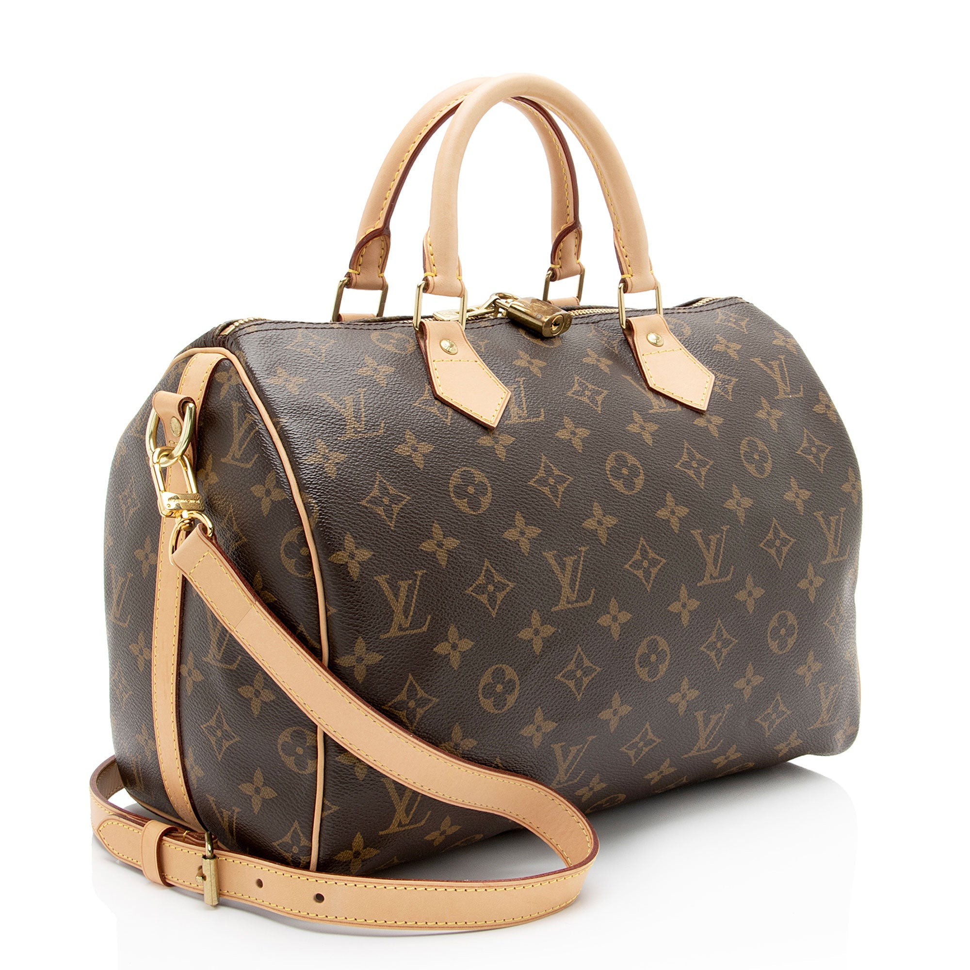 Louis Vuitton Monogram Canvas Speedy Bandouliere 30 Satchel