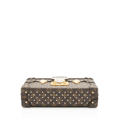 Louis Vuitton Monogram Canvas Studded Petite Malle Bag