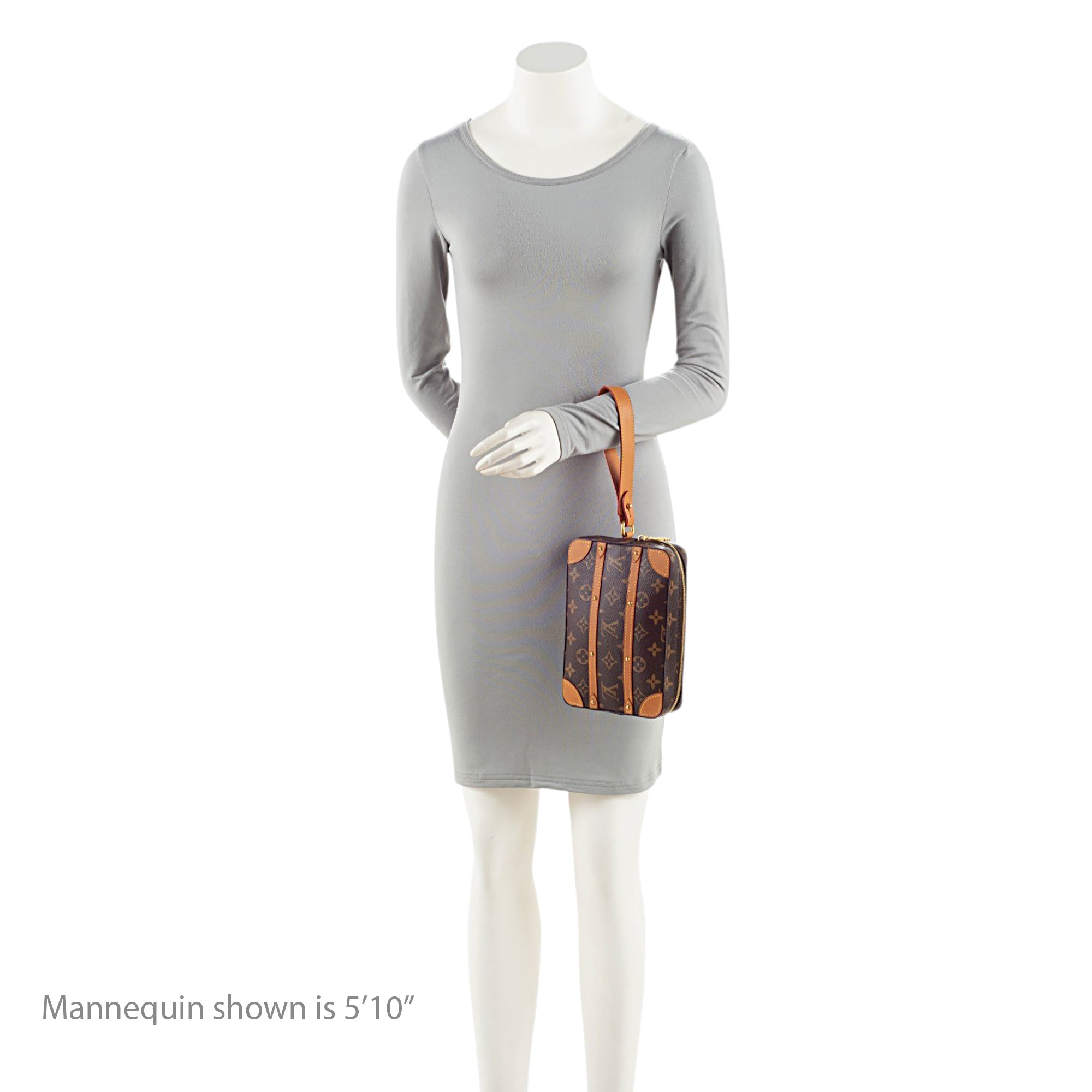 Louis Vuitton Monogram Canvas Studded Soft Trunk Pouch