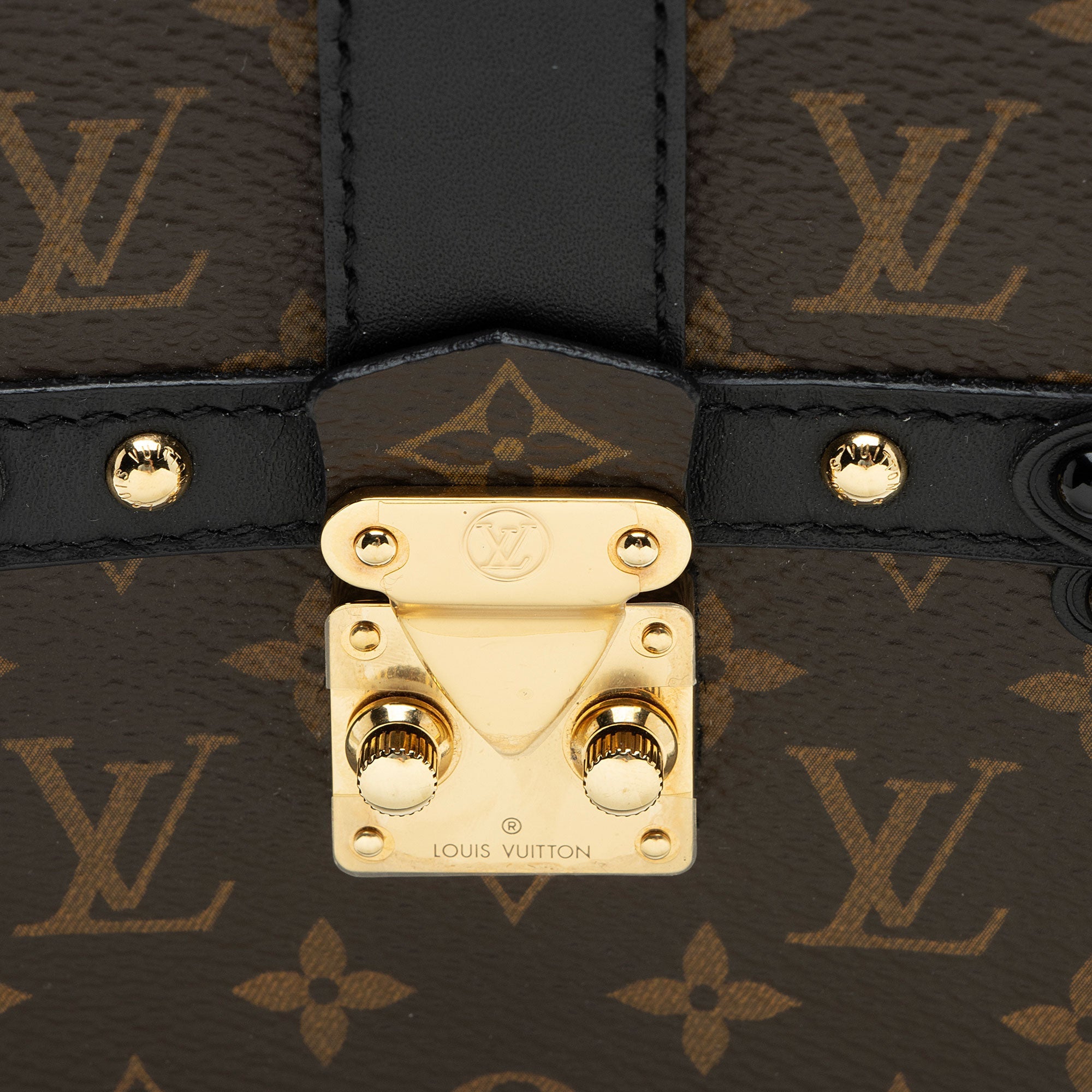 Louis Vuitton Monogram Canvas Vertical Trunk Pochette