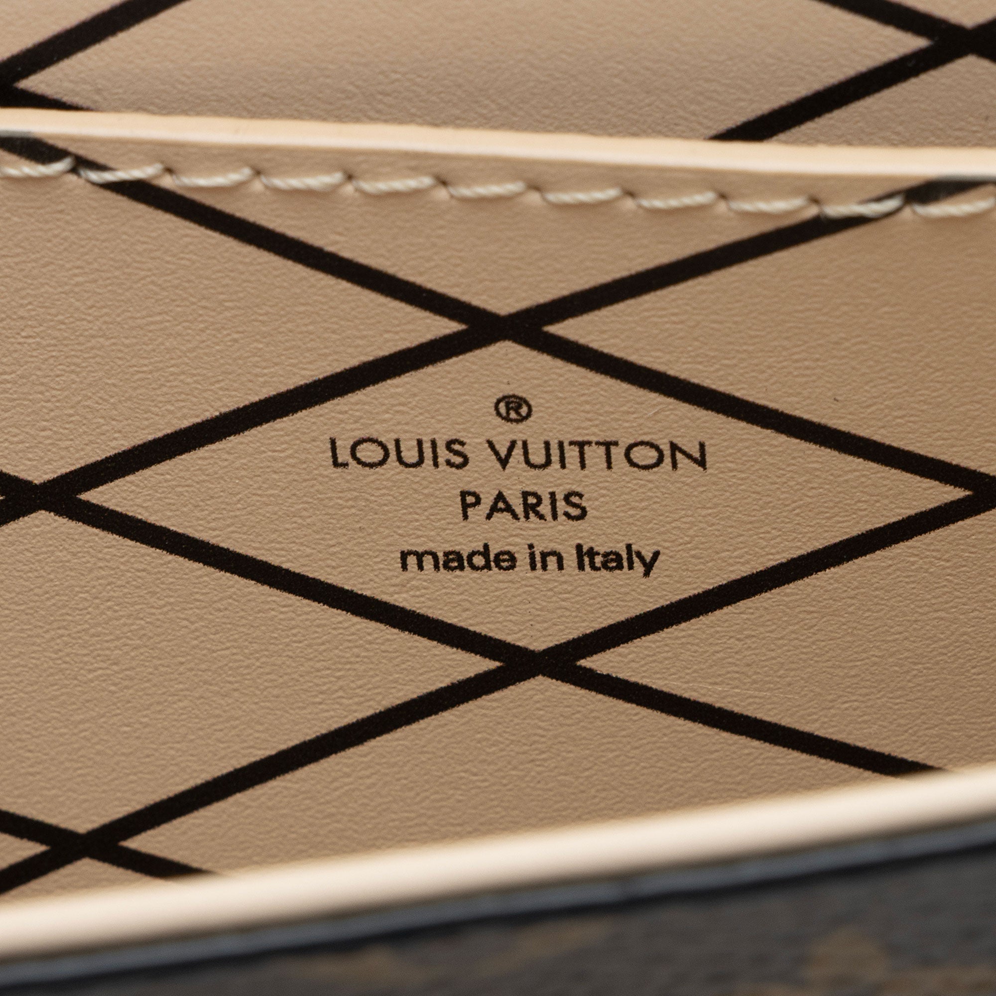 Louis Vuitton Monogram Canvas Vertical Trunk Pochette