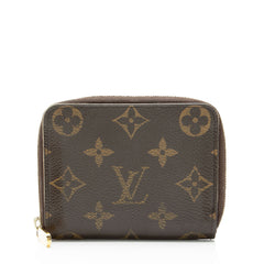 Louis Vuitton Monogram Canvas Zippy Coin Wallet