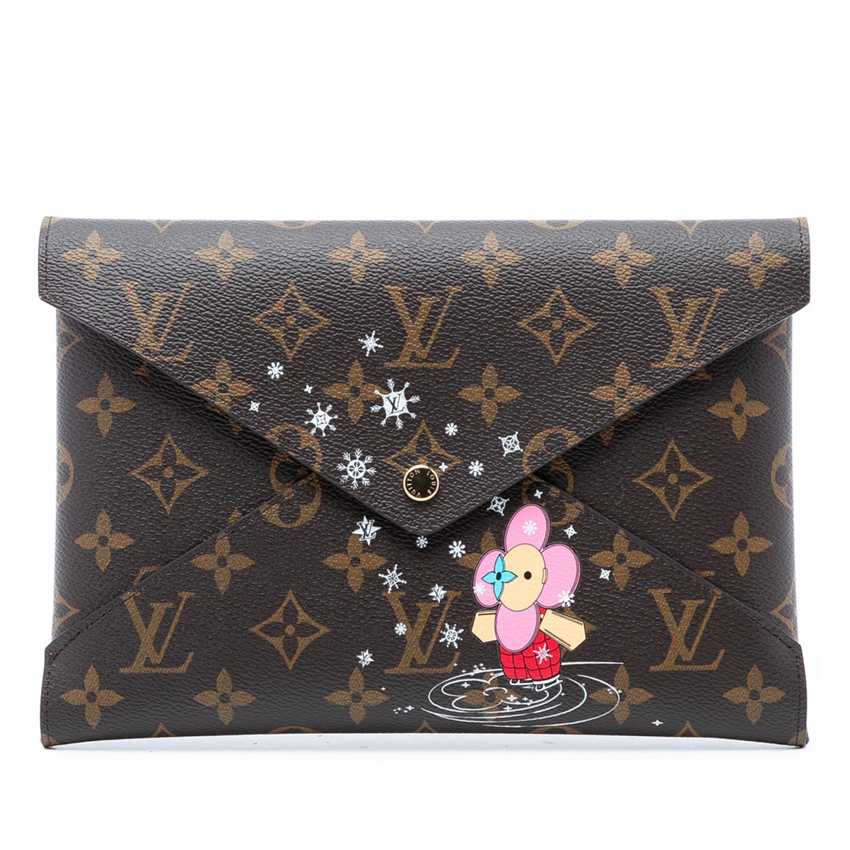 Louis Vuitton Monogram Christmas Animation Vivienne Kirigami Pochette GM
