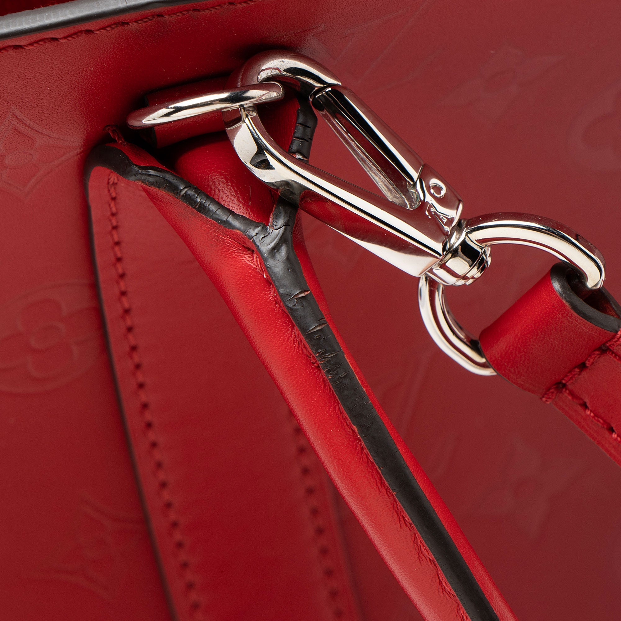 Louis Vuitton Monogram Cuir Plume Very MM Tote