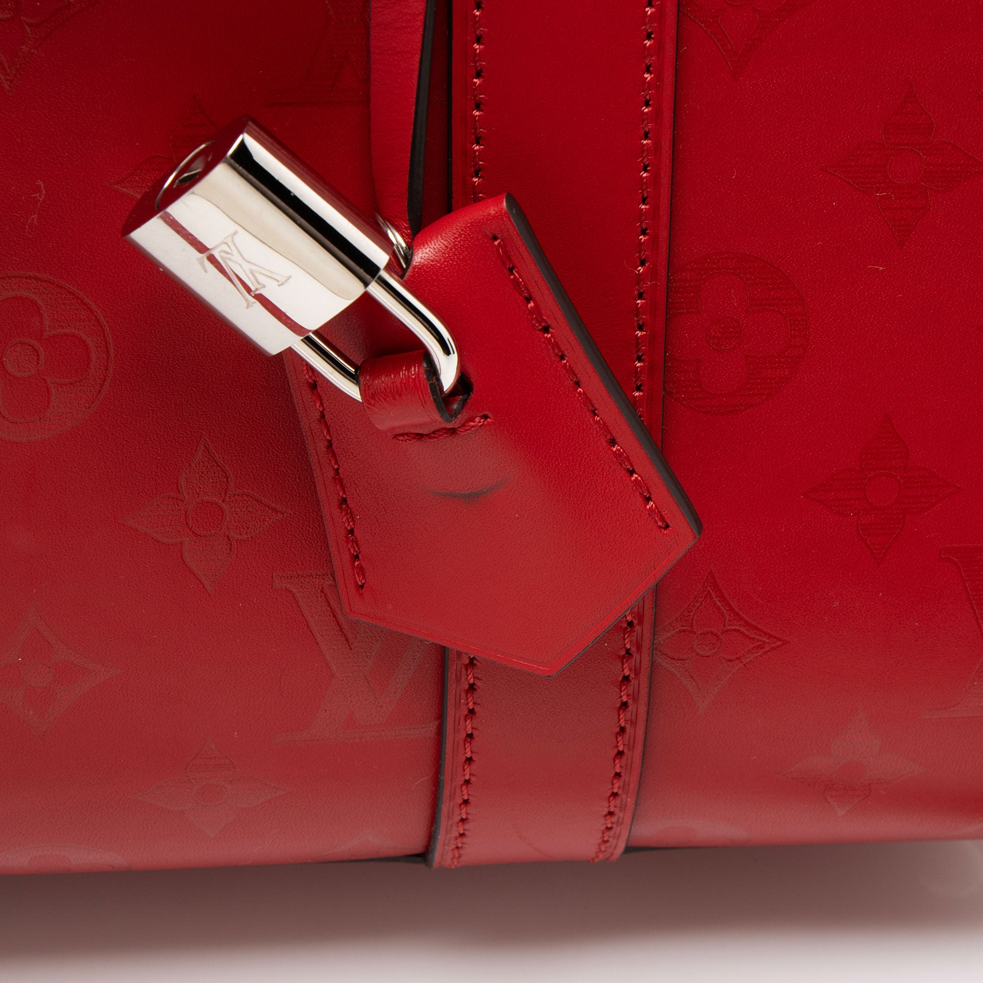 Louis Vuitton Monogram Cuir Plume Very MM Tote