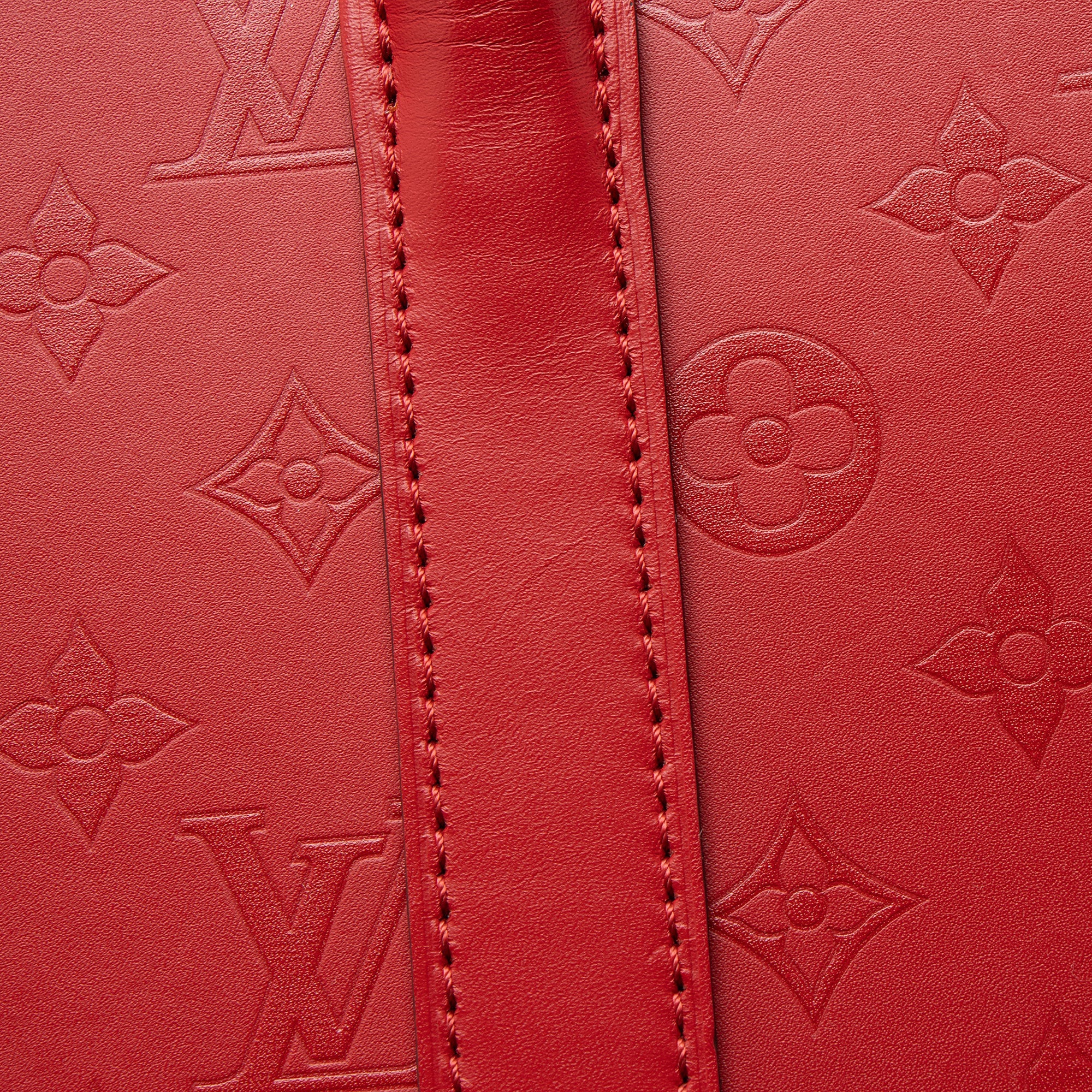 Louis Vuitton Monogram Cuir Plume Very MM Tote