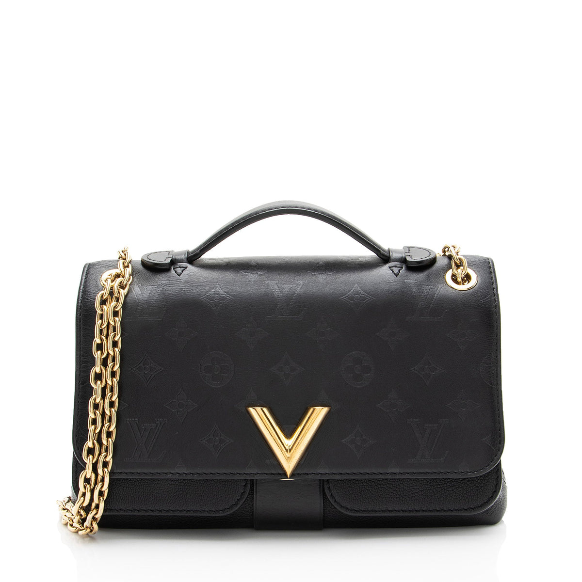 Louis Vuitton Monogram Cuir Very Chain Bag