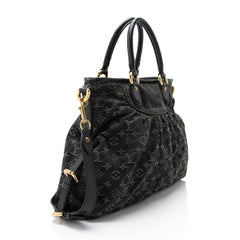 Louis Vuitton Monogram Denim Neo Cabby GM Satchel
