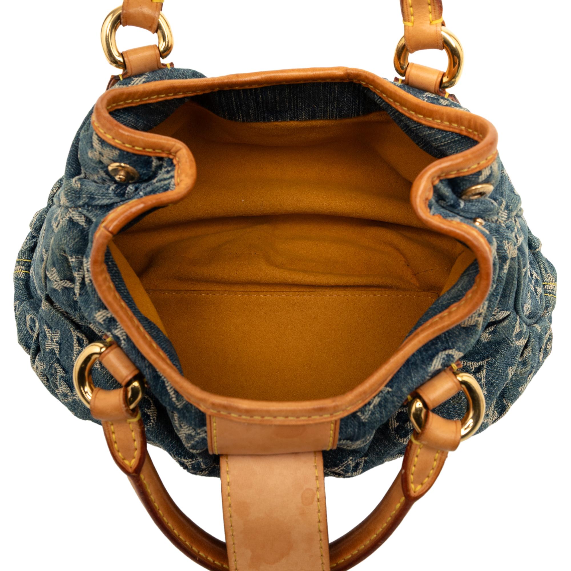 Louis Vuitton Monogram Denim Pleaty