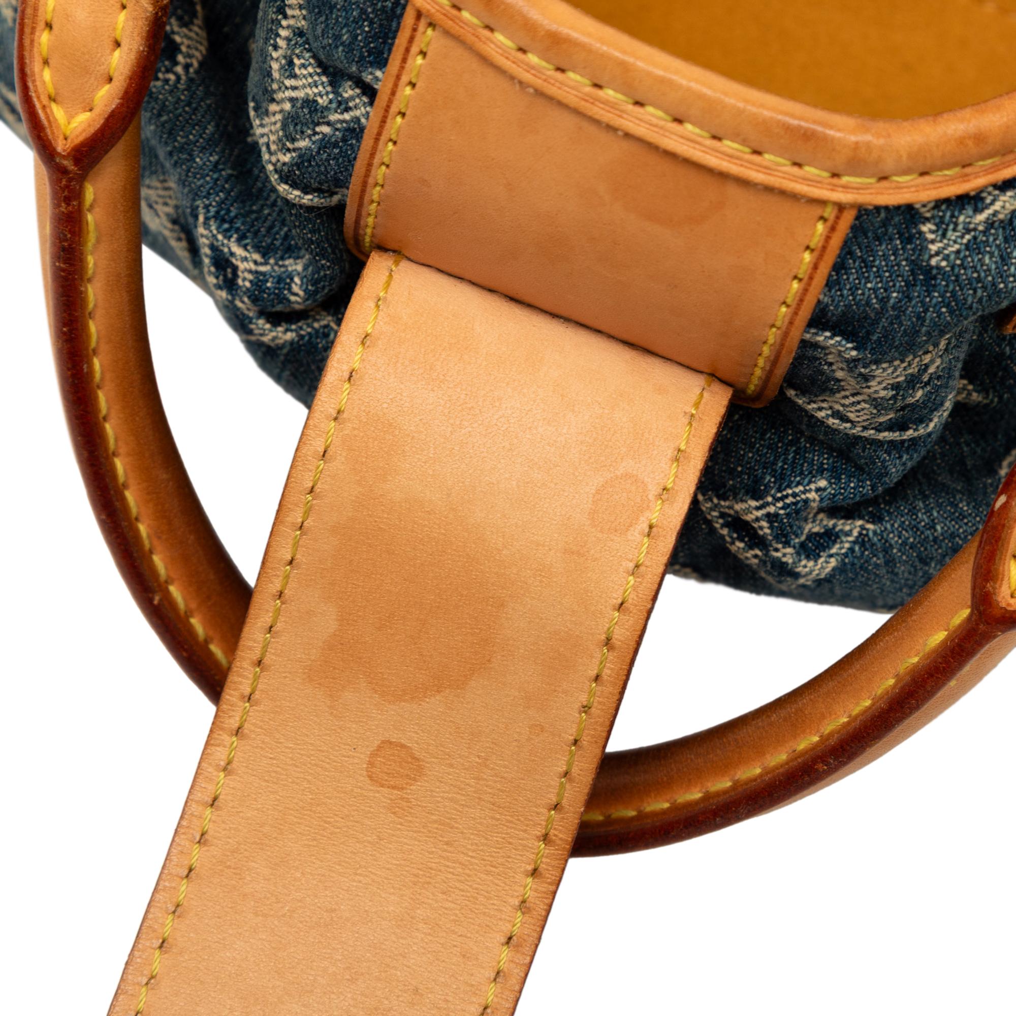 Louis Vuitton Monogram Denim Pleaty