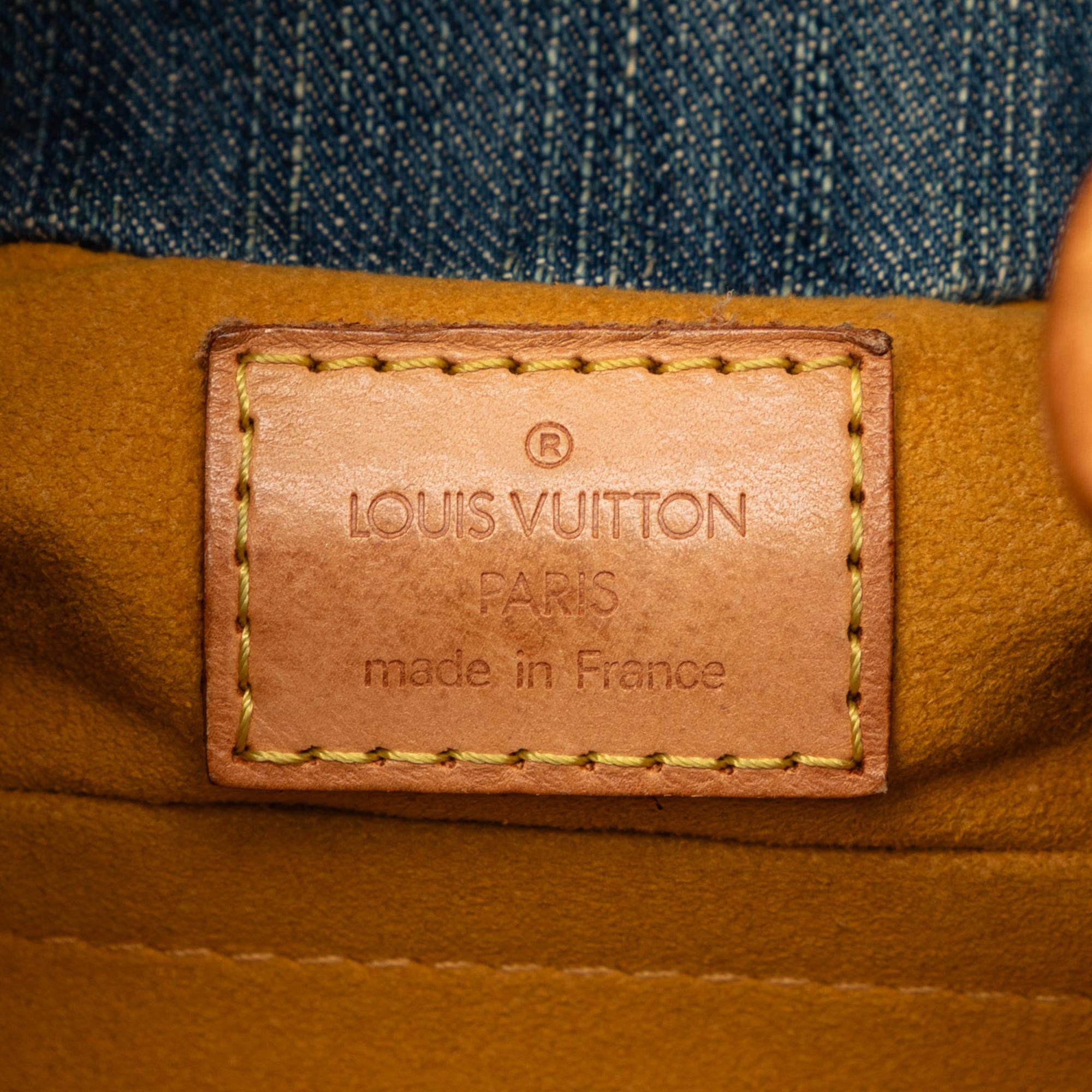 Louis Vuitton Monogram Denim Pleaty