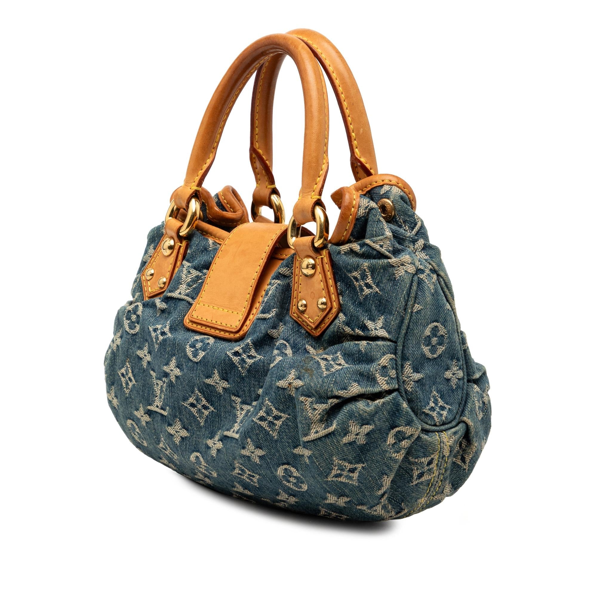Louis Vuitton Monogram Denim Pleaty