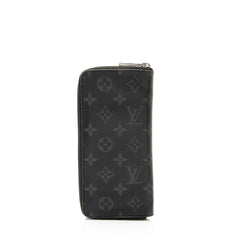 Louis Vuitton Monogram Eclipse Vertical Zippy Wallet