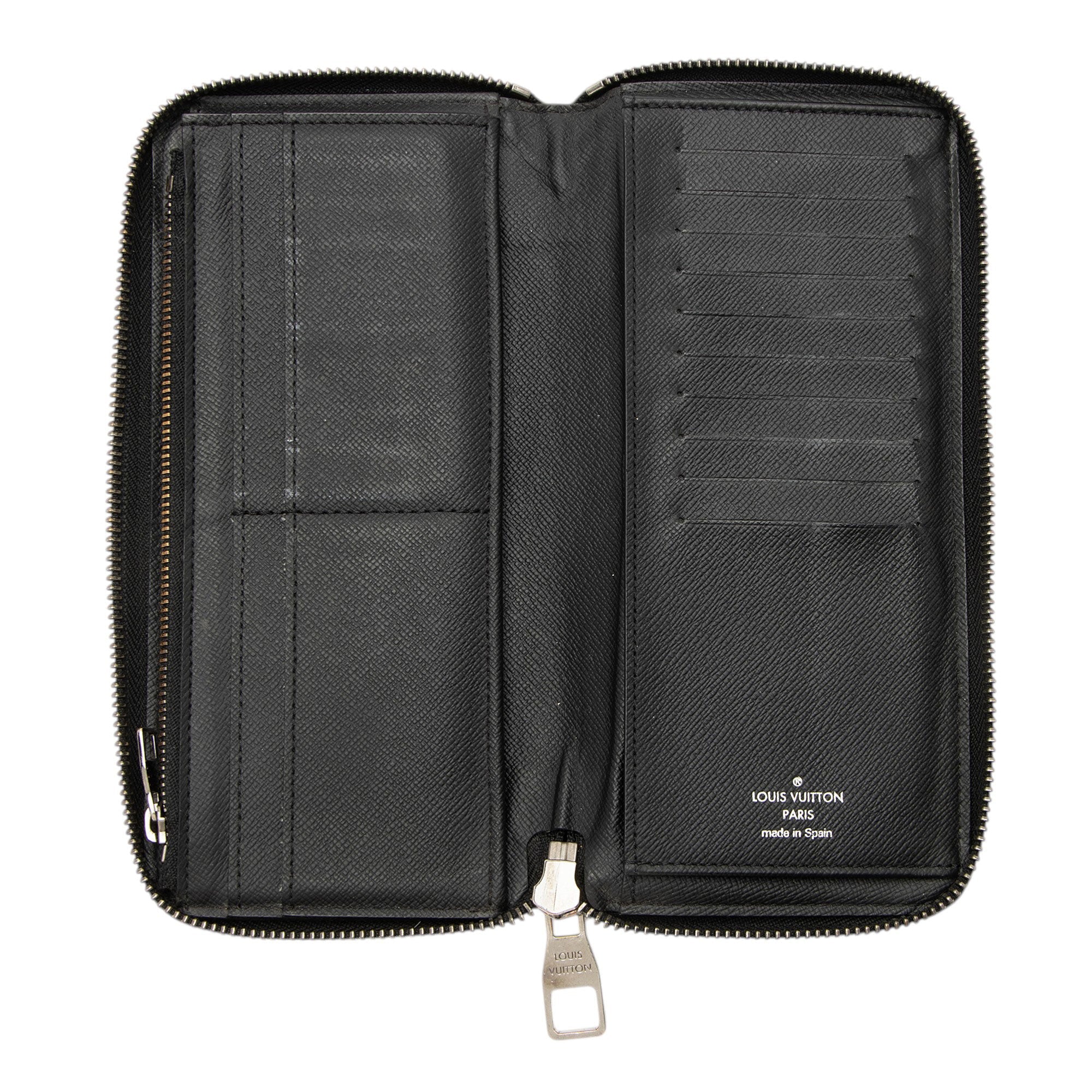 Louis Vuitton Monogram Eclipse Vertical Zippy Wallet