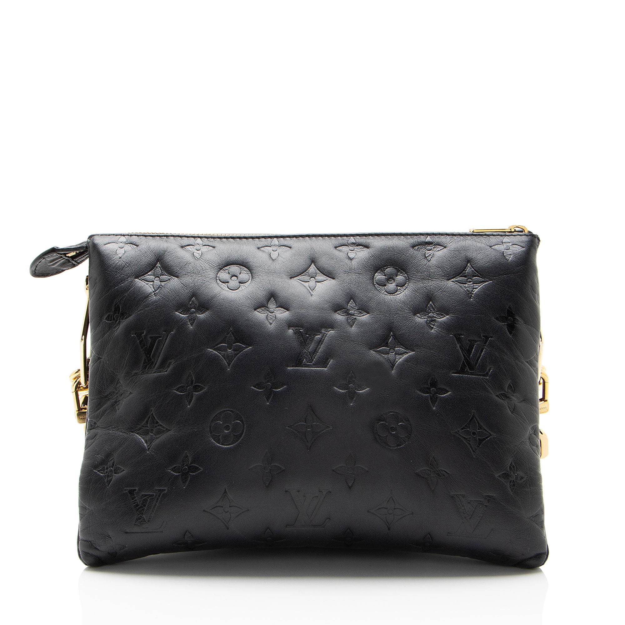 Louis Vuitton Monogram Embossed Lambskin Coussin PM Shoulder Bag
