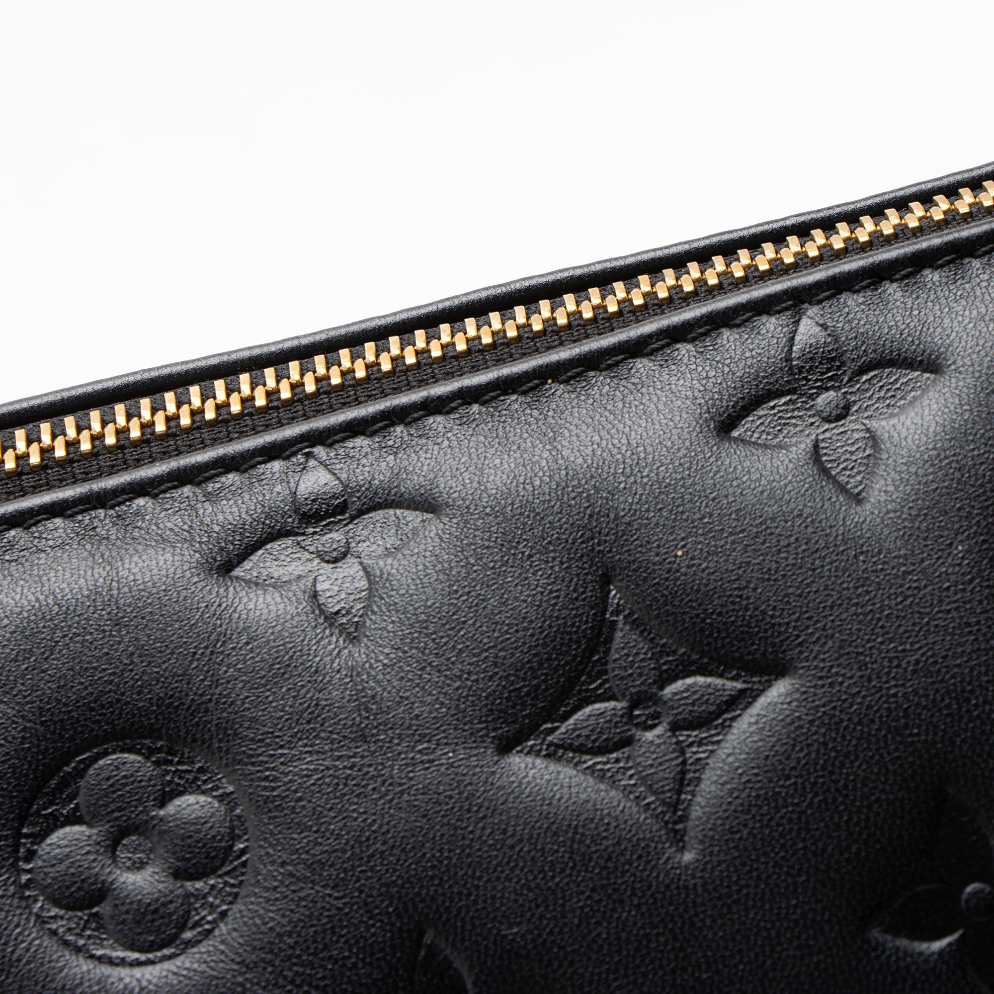 Louis Vuitton Monogram Embossed Lambskin Coussin PM Shoulder Bag