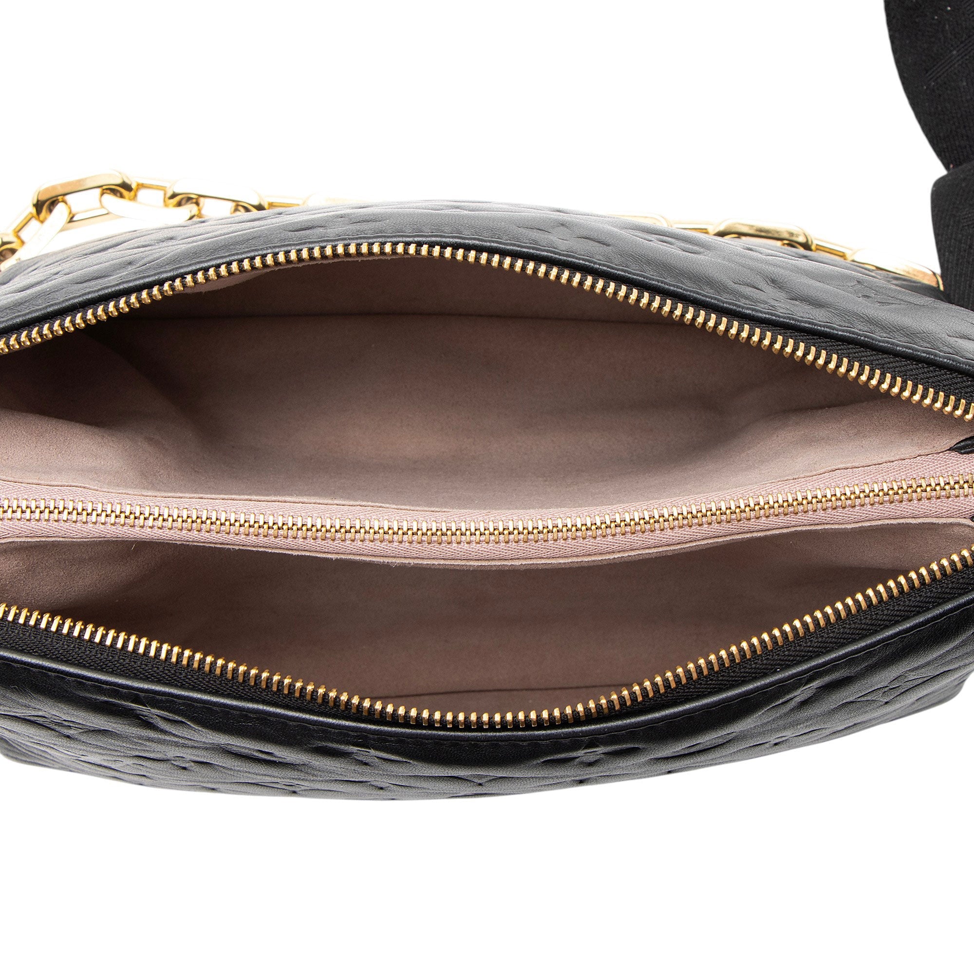 Louis Vuitton Monogram Embossed Lambskin Coussin PM Shoulder Bag