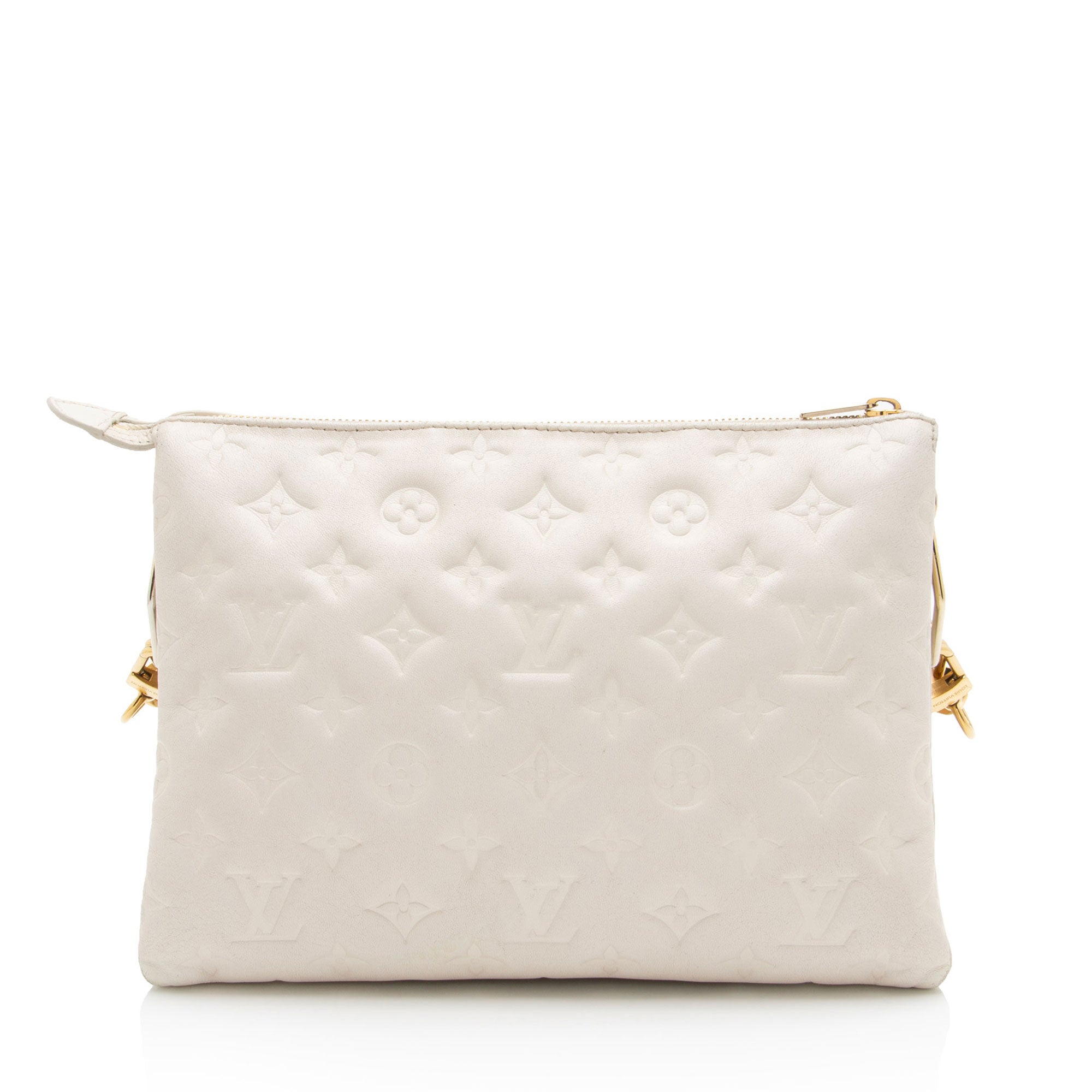 Louis Vuitton Monogram Embossed Lambskin Coussin PM Shoulder Bag