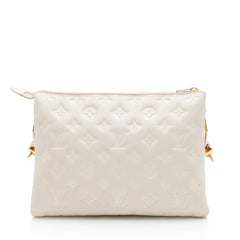 Louis Vuitton Monogram Embossed Lambskin Coussin PM Shoulder Bag