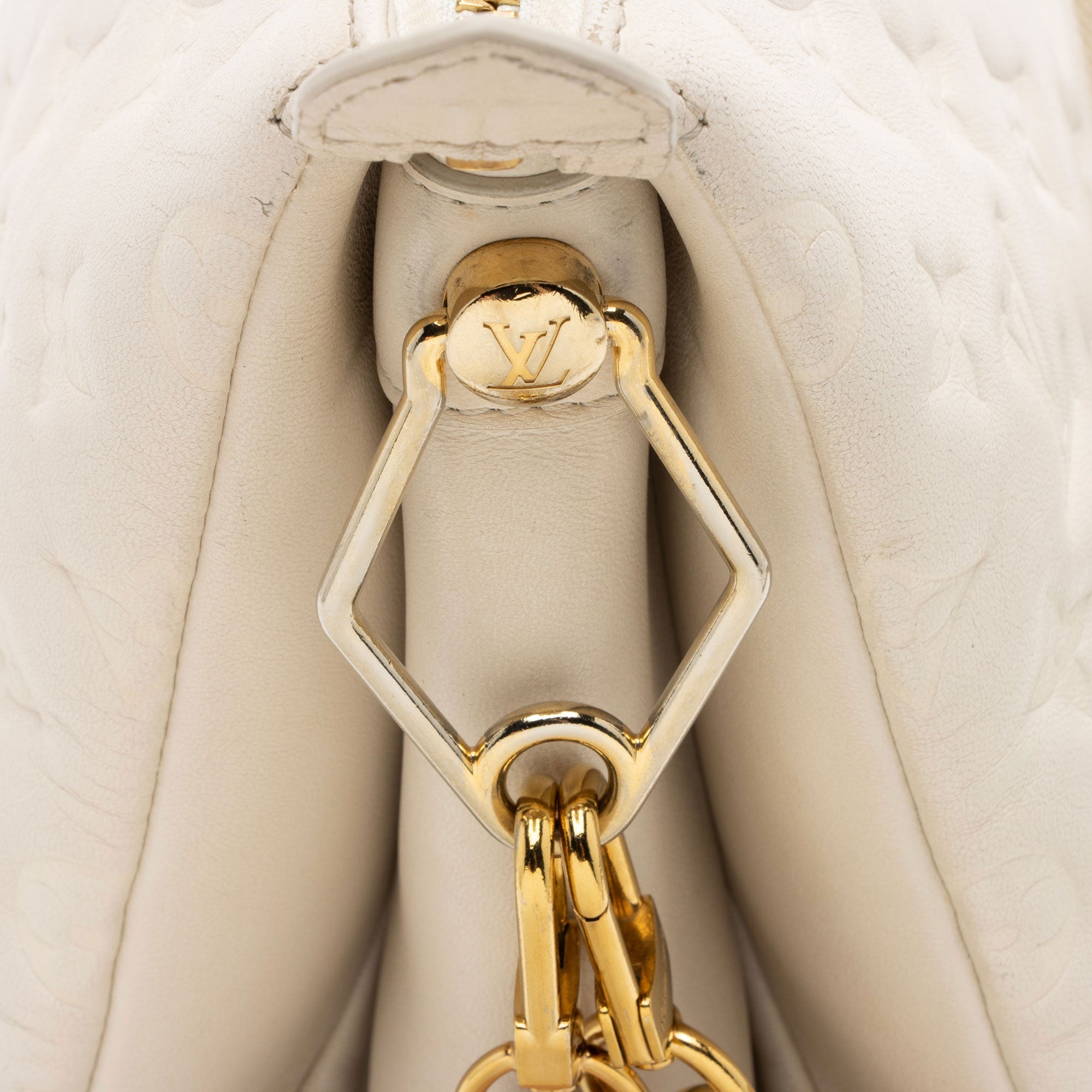 Louis Vuitton Monogram Embossed Lambskin Coussin PM Shoulder Bag