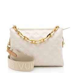 Louis Vuitton Monogram Embossed Lambskin Coussin PM Shoulder Bag