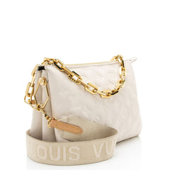 Louis Vuitton Monogram Embossed Lambskin Coussin PM Shoulder Bag